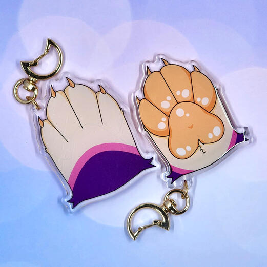 Paw YCH 2 (front and back)